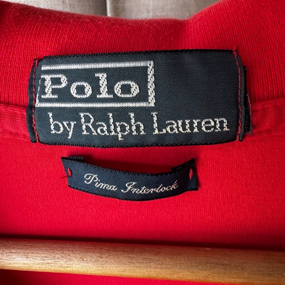 3 Polo Ralph Lauren Pima Cotton Polos | Size L | Red, Green, Blue - Picture 5 of 15